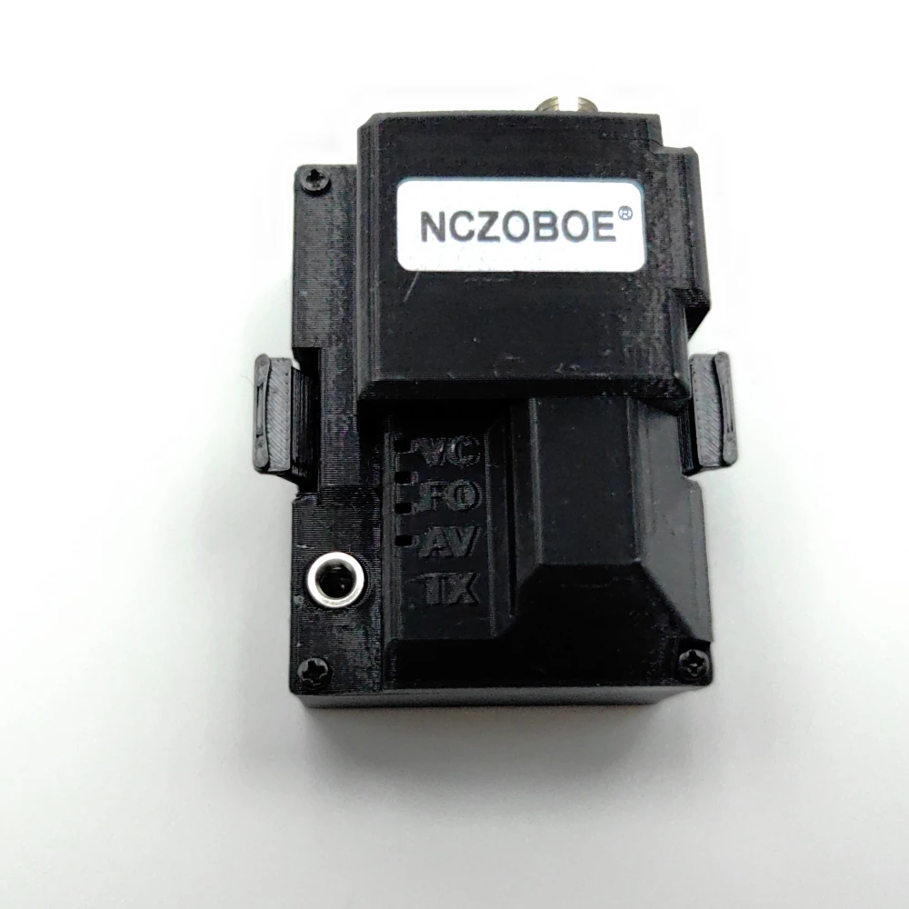 NCZOBOE Sky/Ground End TTL Optical Transceiver Module 20KM 40KM 60KM FC RX/TX/AV/VCC/GND Interface for Drones TTL to Fiber Optic