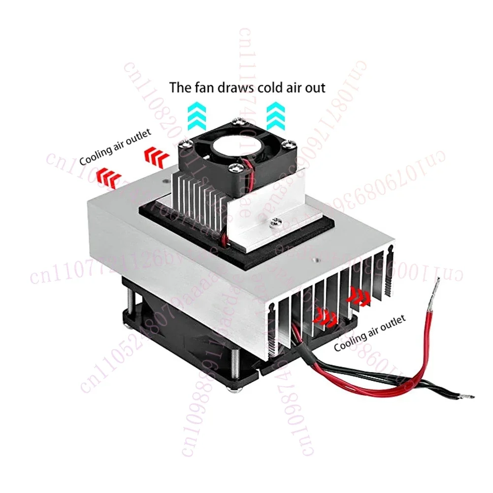 A40I DIY Cooling System Kit Semiconductor Thermoelectric Peltier Refrigeration Cooling System Air Conditioner Cooling System