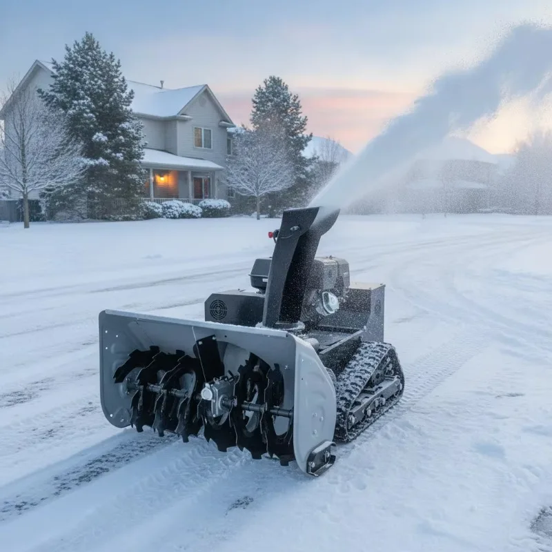 Remote Snow Removal Equipment Commercial Tracked Industrial Commercial 12m Throwing Distance OEM Commercial for Parking Lots