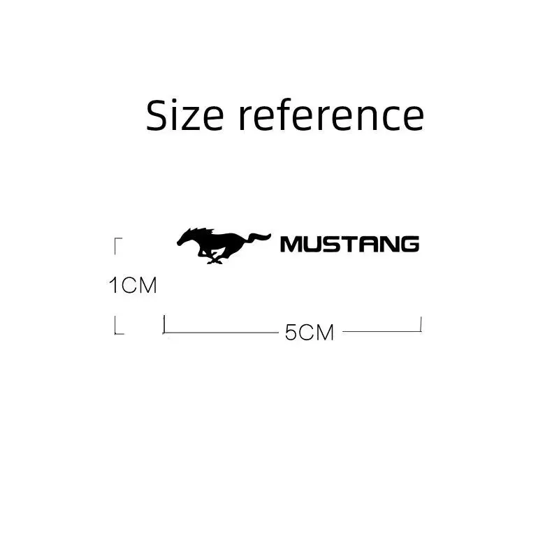 2/5/10pcs Car Styling Emblems Stickers Interior Decoration Decal for Mustang Shelby GT 350 500 Cobra Car Styling Accessories - view 2