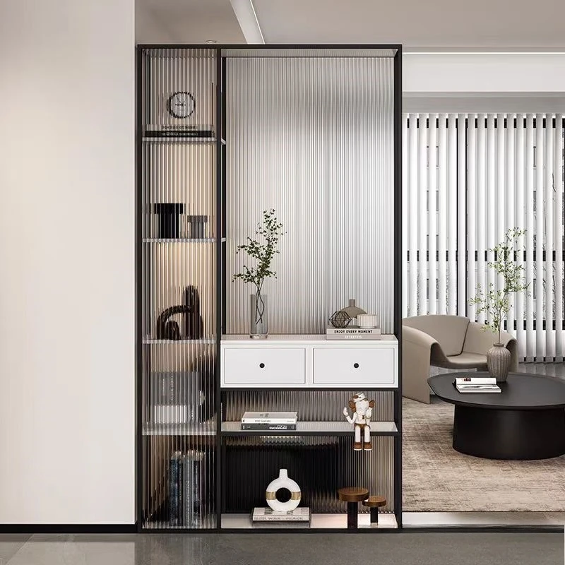 

living room screen porch cabinet storage rack partition hall cabinet foyer entry screen partition glass