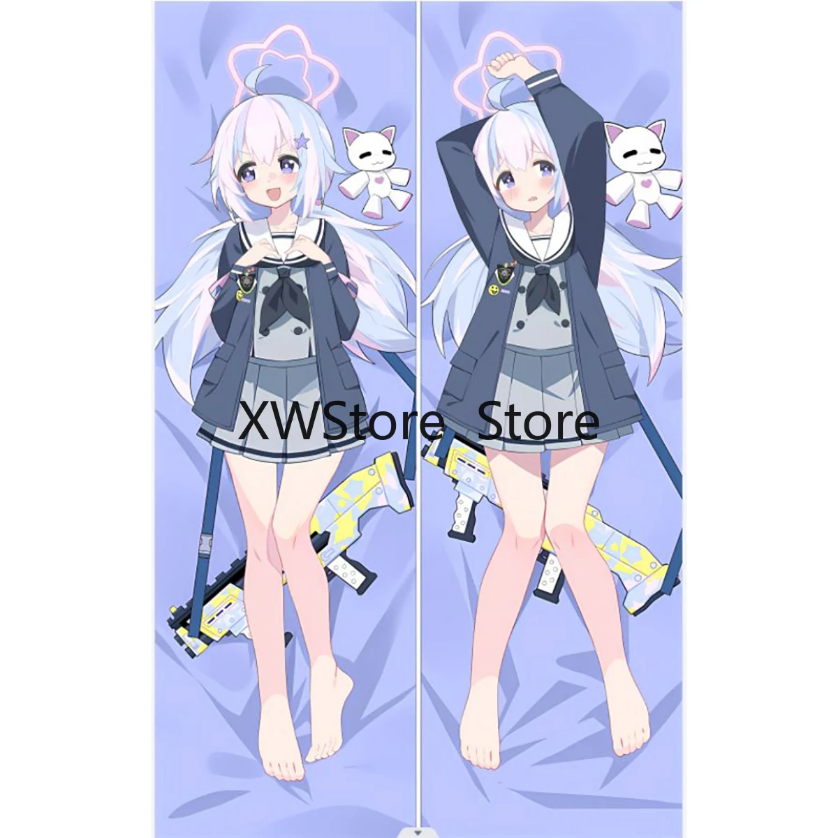 

New Style Anime Blue Archive Uzawa Reisa Dakimakura Waifu Pillowcase 2-Side Print Decor Pillow Case Hing Body Cushion Cover