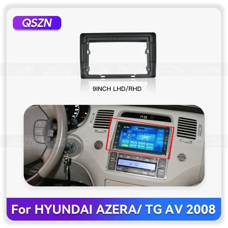 

9INCH For HYUNDAI 2008 AZERA TG AV Car Radio Android Stereo audio screen multimedia video player navigation cables Harness frame