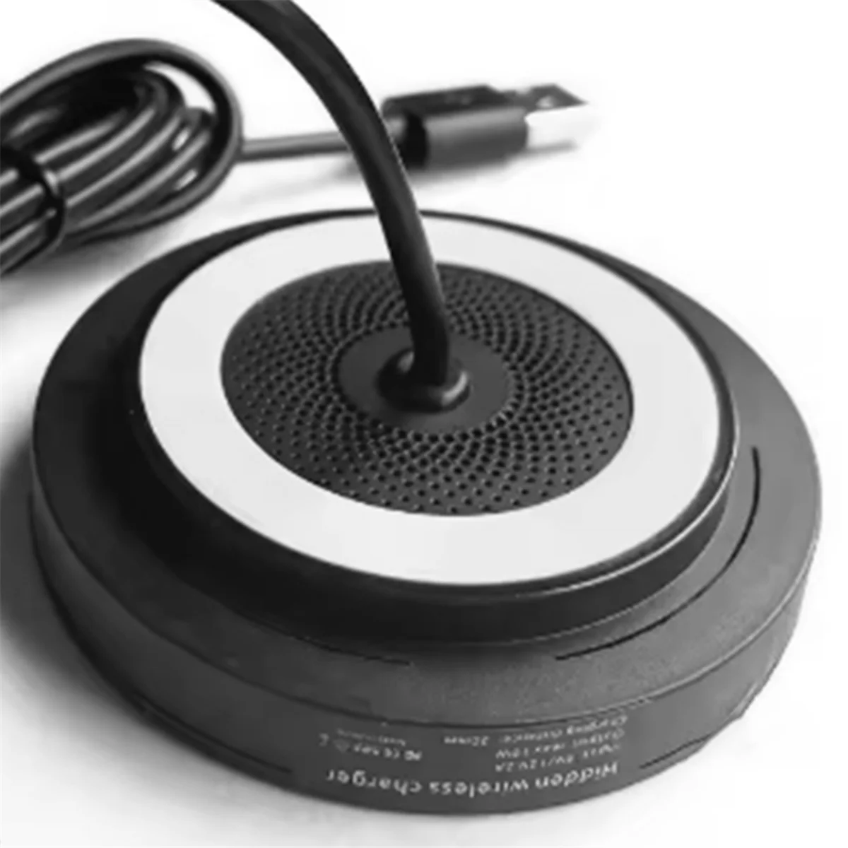 ABJZ شاحن لاسلكي لمسافات طويلة أثاث عالمي تحت الطاولة مساحة مخفية شحن ملحقات إلكترونية للدراجات النارية