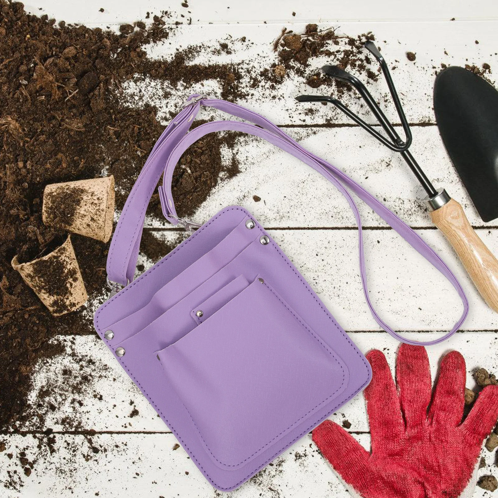 مجموعة أدوات بائع الزهور الأساسية، مقص دقيق، حقيبة الخصر، حقيبة كروس، منظم البستنة، حامل مقصات التقليم #4