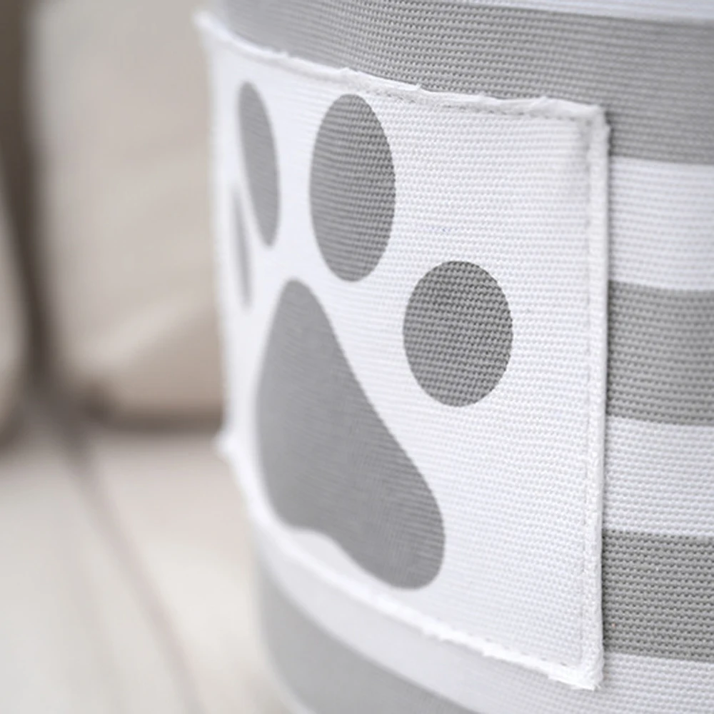 Striped Pet Storage Basket 5