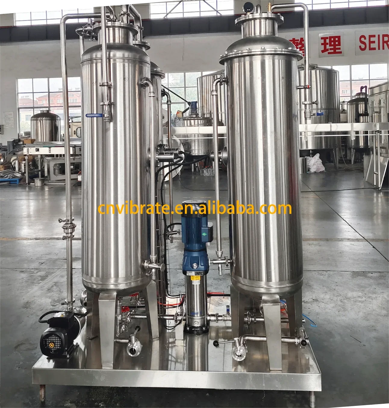 VBJX 500lph Auto Mixing System Carbonated Water Mixer Gas Co2 Drink Maker And Co2 Mix Dispenser Carbonated