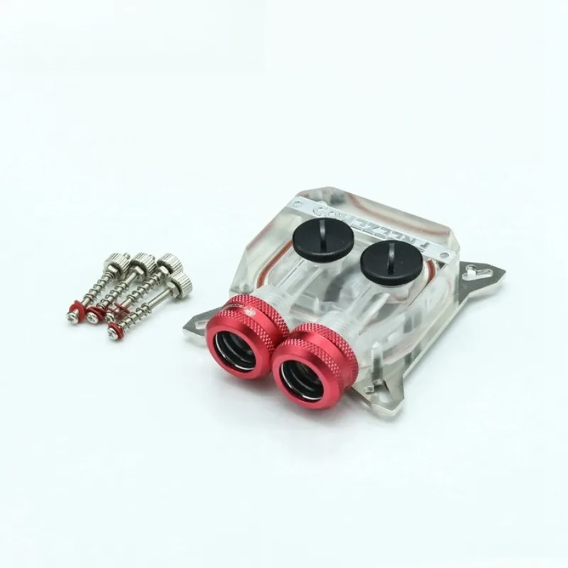 

Graphics card core water cooling head, support 53-62 hole spacing RGB full color, remote control AURA