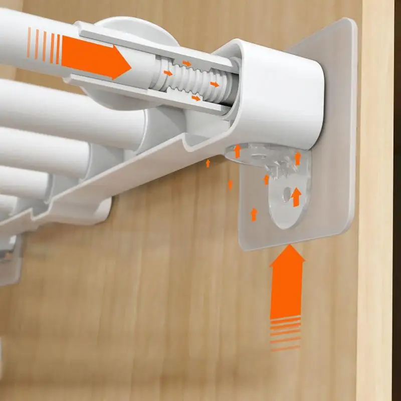 Partition Brackets Clear Shelf Brackets Self Adhesive Strong Partition Pin For Kitchen Cabinet Book Shelves Closet Layer