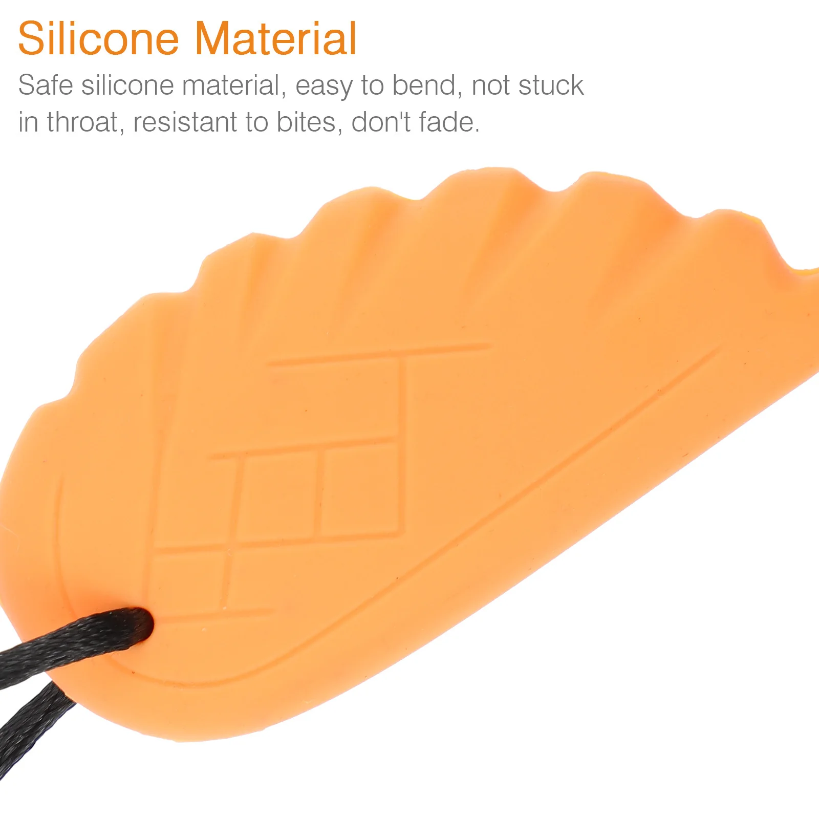 

3Pcs Baby Molar Teether Silicone Necklace Hanging Design Chew Necklace Soothing Teething Tool Nursing Chain Molar Teether