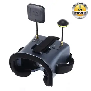 008d 5.8g 40CH 4.3 inch 800*480 HEADSET HD Video DVR Diversity FPV Glasses with Battery for EV800D RC Model RC FPV Drone 8 Main Sales Glasses FPV - №3