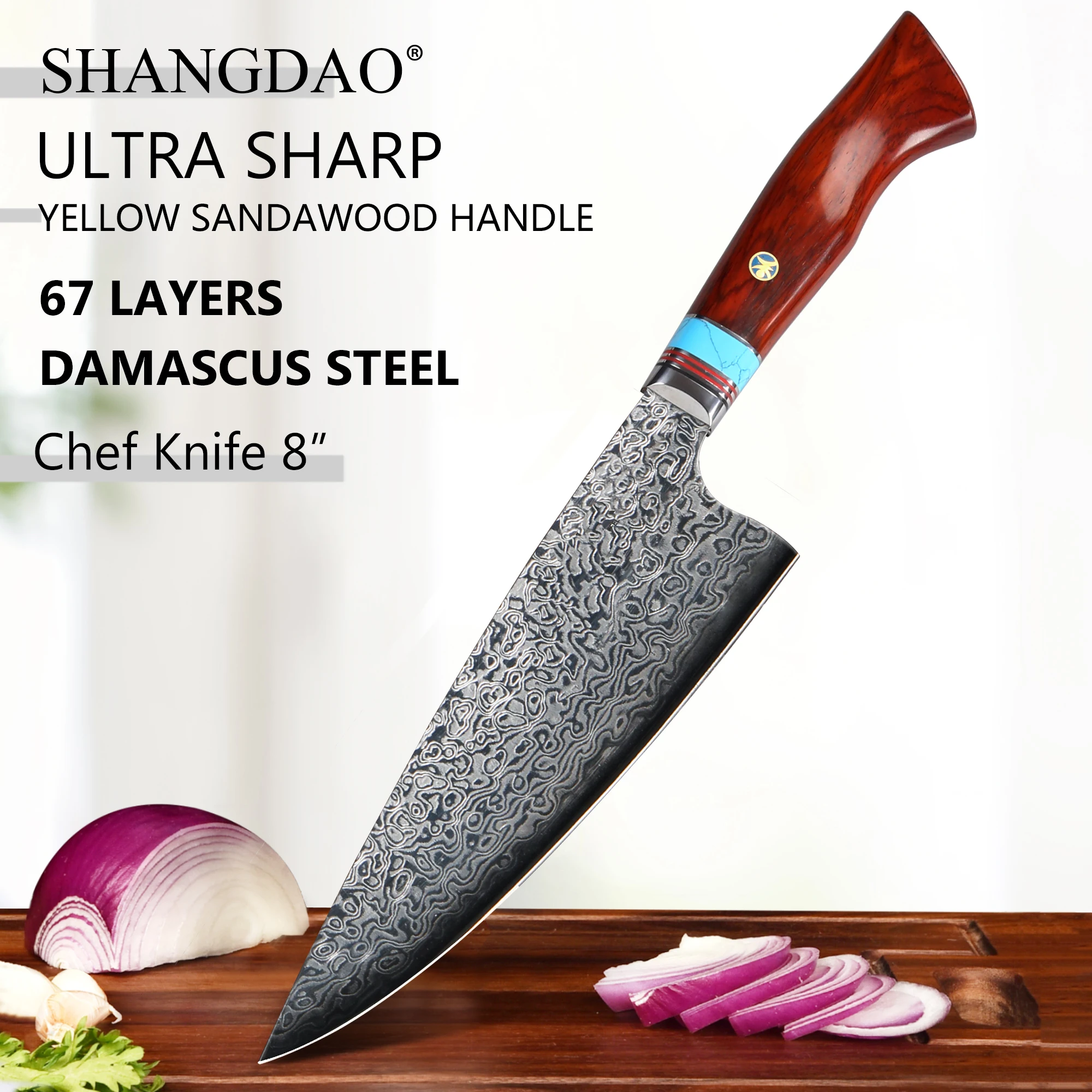 couteau-de-chef-shangdao-8-pouces-en-acier-damas-forge-a-la-main-manche-durable-en-bois-de-santal-jaune-pour-la-viande-et-la-cuisine-quotidienne-multi-usages