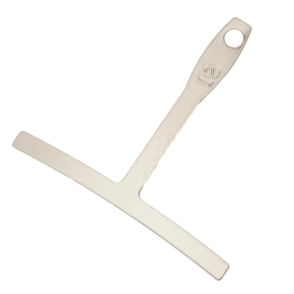 Luthier Tool Guitar T-shaped Rulers Guitar Rulers T-shaped Rulers 7.25Inch-20Inch Silver/White Stainless Steel