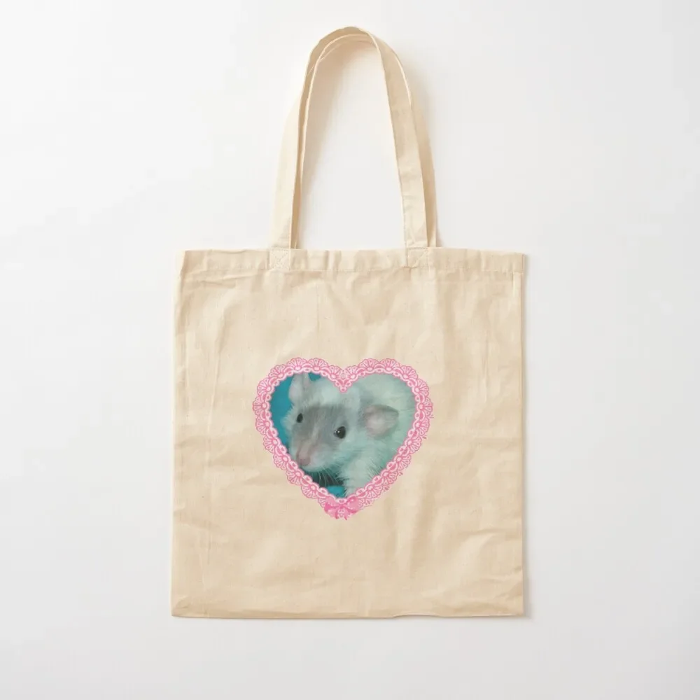 

cute rat Tote Bag shopping bags foldable canvas tote Woman shopper bag Tote Bag