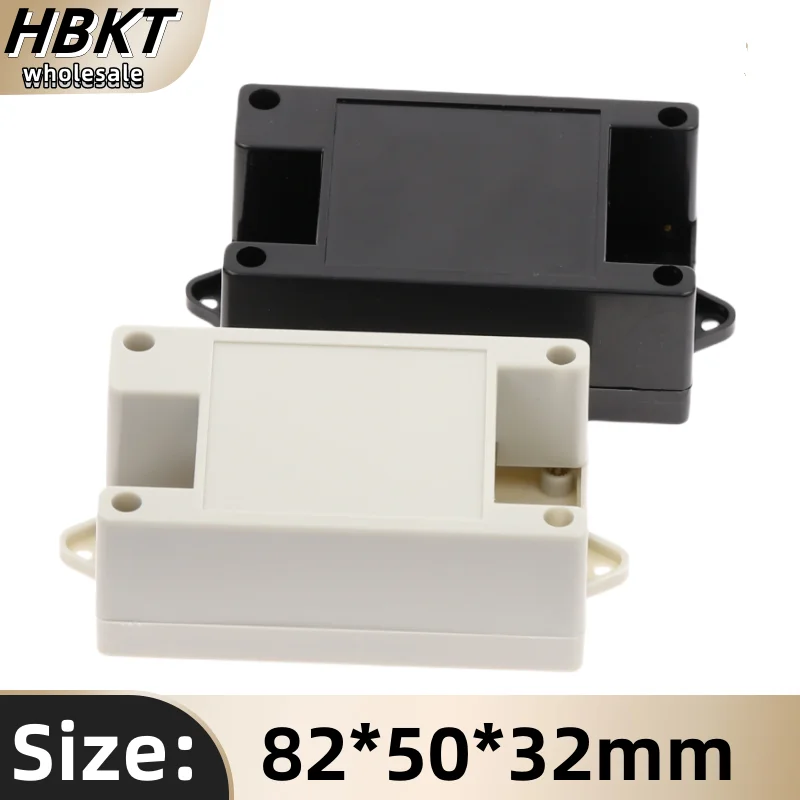 1pcs 82x50x32mm Plastic PLC industrial control box Power supply housing Rail type housing Instrument junction shell