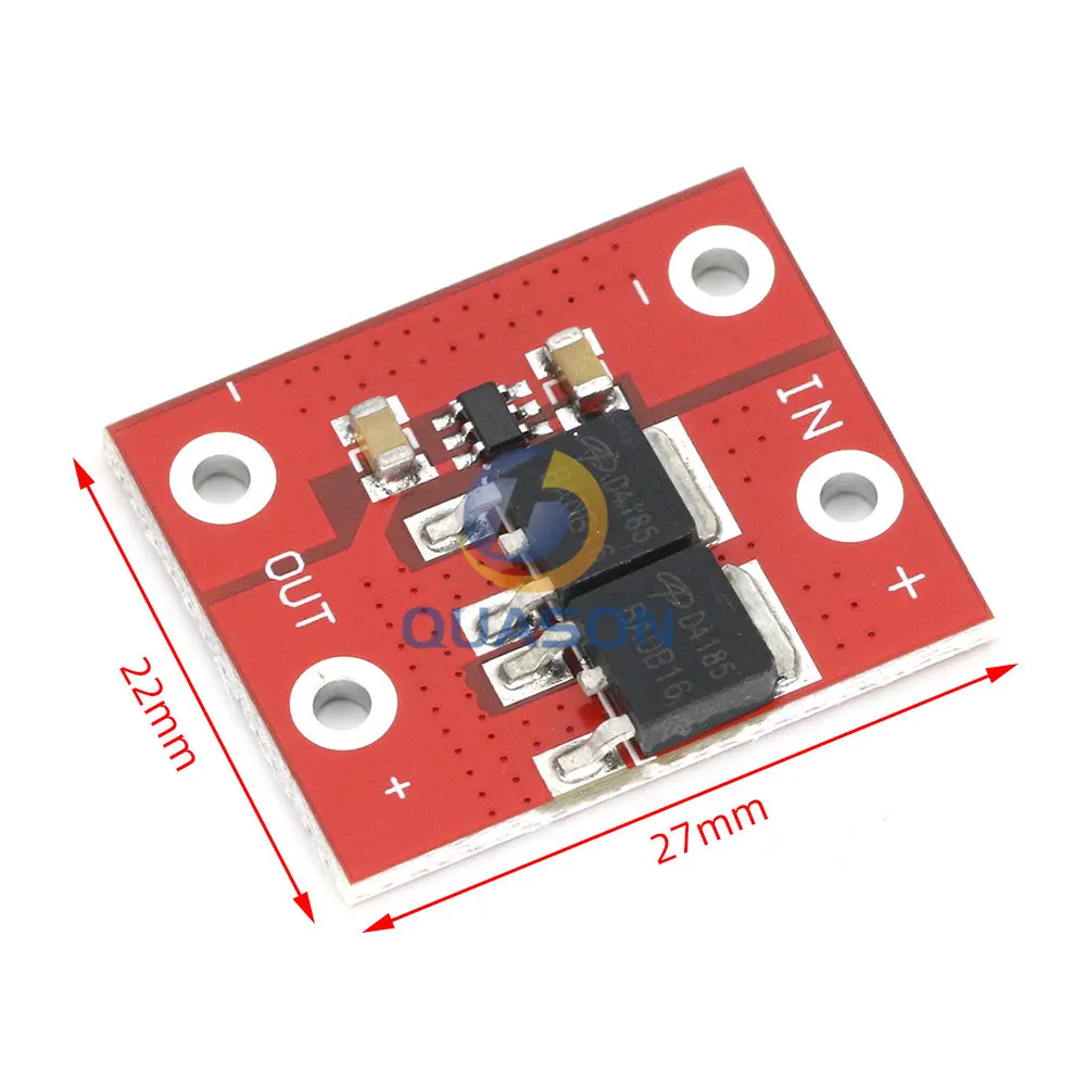 15A ideal diode low dropout diode solar DC3-28V anti-reverse irrigation and charging reverse irrigation protection