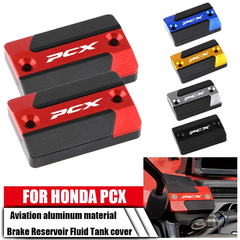 

For HONDA PCX125 PCX150 PCX160 Motorcycle CNC Front Brake Reservoir Fluid Tank Cover PCX 125 PCX 150 PCX 160 Oil Cup Cap