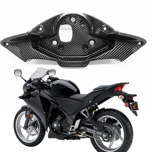 CBR 250 오토바이 언더 게이지 페어링, 혼다 CBR250 CBR250R 2011 2012 2013 클러스터 계기용, 탄소 섬유 페인트 패널
