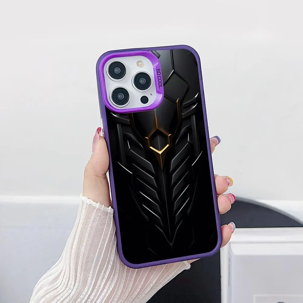 

Technology Texture Beehive Phone Case for iPhone 17 16 15 14 13 12 11 X XR XS Air Pro Max Plus Purple Colorful Silver Cover