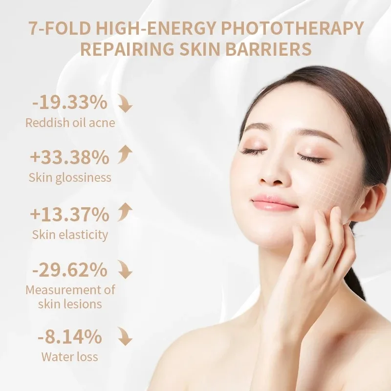 Máscara Facial LED sem fio para cuidados com a pele, luz vermelha, terapia Photon, anti-envelhecimento, anti-rugas, remoção de acne, dispositivo de beleza, 7 cores