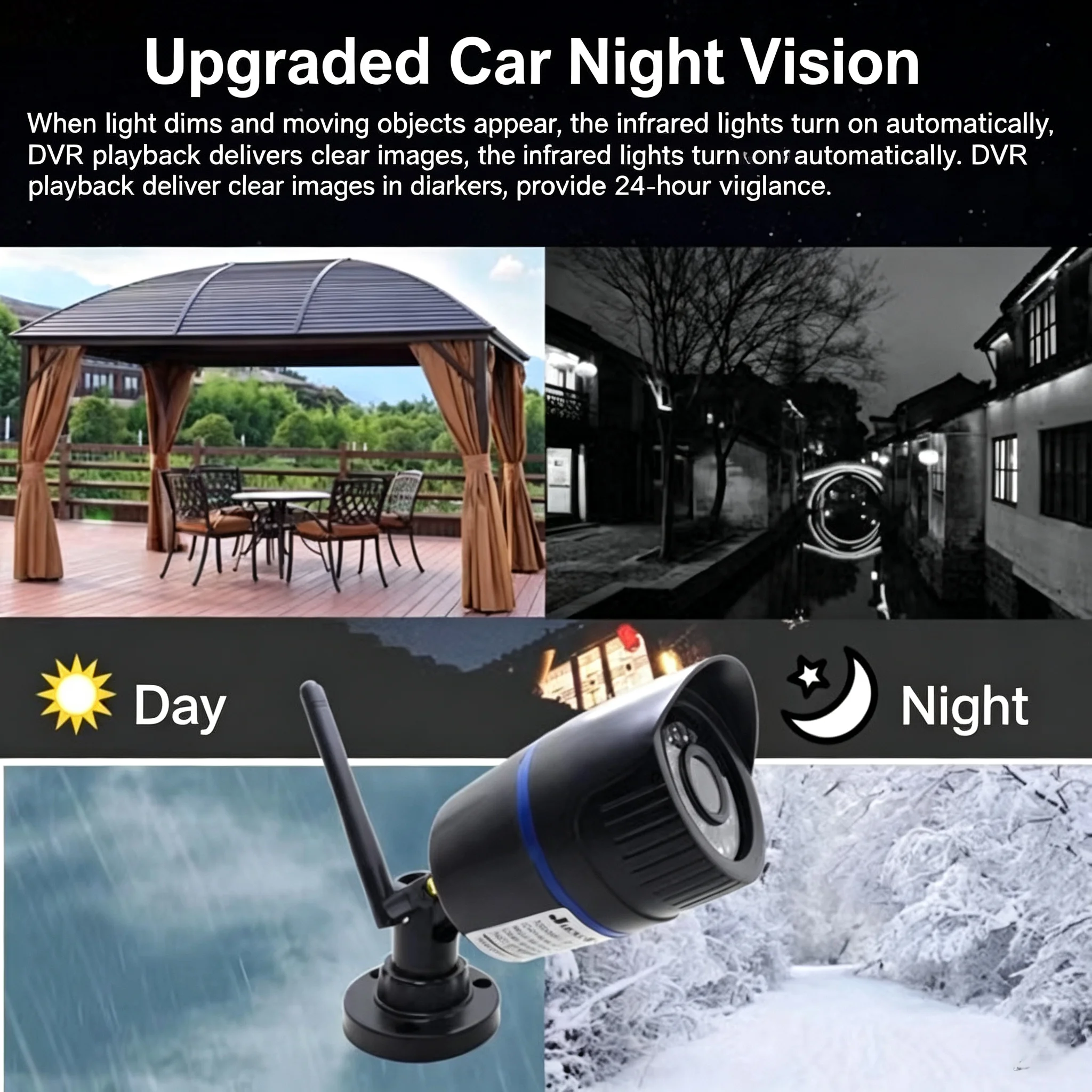 4MP 1080P HD IP66 Camera Outdoor WiFi Security Camera Wireless Video Surveillance Wi Fi Bullet CCTV HD Camara CamHipro CamHi Cam