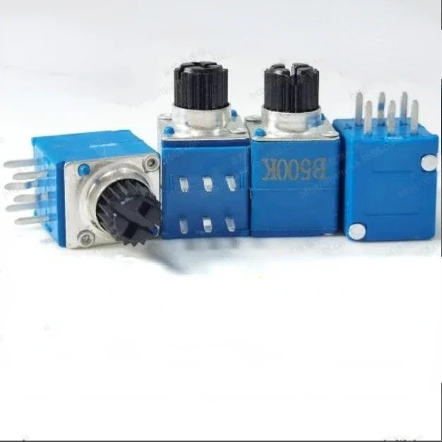 Original  NEW  Automotive amplifier potentiometer double plastic handle B20K C50K 4.5 spacing cross axis synchronous precision