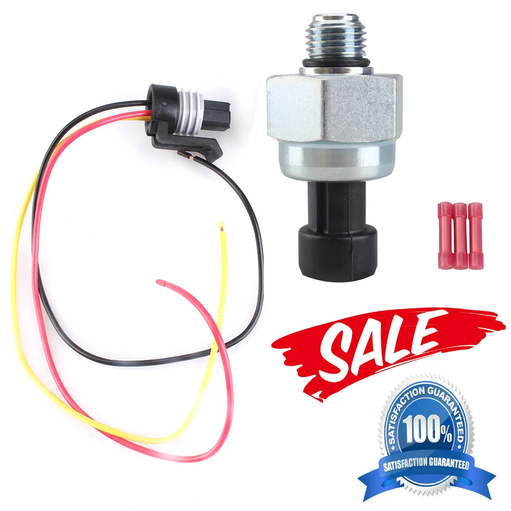 Injection Control Pressure ICP102 Sensor Fit for Ford 7.3L Powerstroke + Pigtail 1807329C F4TZ9F838A F6TZ9F838A