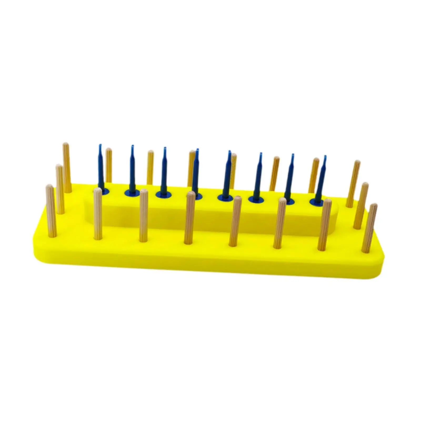 

2 in 1 Fishing Fly and Thread Spool Display Stand Lightweight 25.4x9.4cm