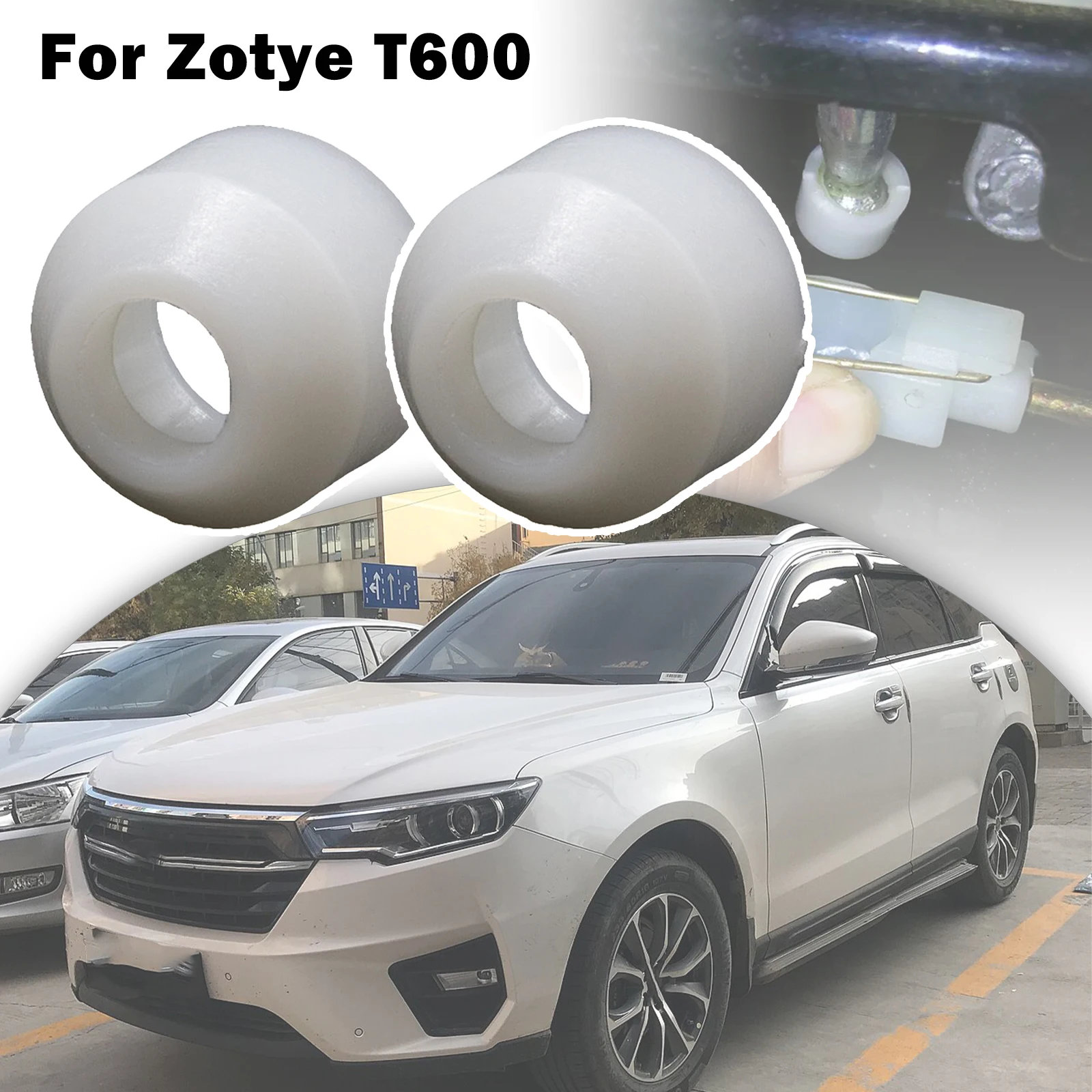 

2pcs Gearstick end Bushing Cup For Zotye T600 Z300 Lifan 620 530 520 X60 Shift Bottom Control Lever Pivot Ball Sleeve Grommet