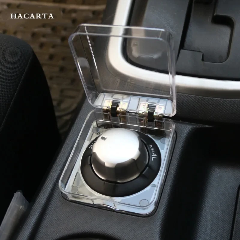 Durable ABS 4WD Control Switch Guard Cover Styling Modified Protection Box For Isuzu MU-X Mux 3.0T And Full Range D-MAX Pickup
