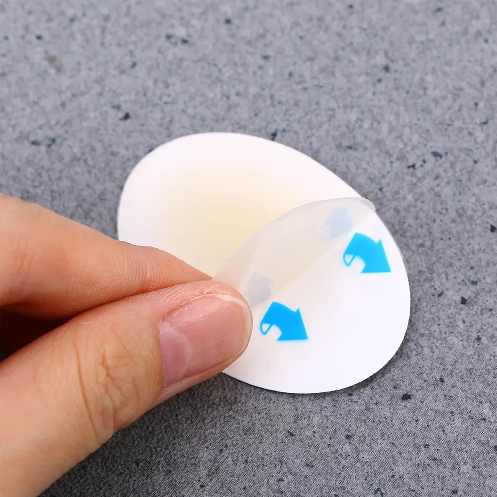 8 pçs anti desgaste gel adesivos de salto alto das mulheres dos homens almofadas de pé proteção respirável suor absorvente bolha géis ferramentas cuidados com os pés