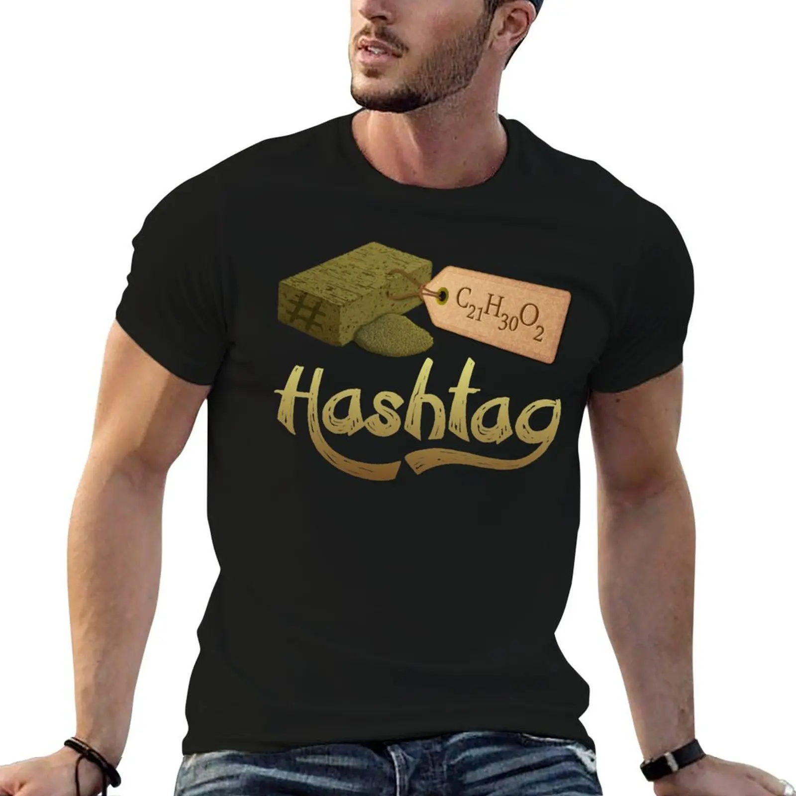 Hashtag C12H30O2 high trending T-Shirt Basic Lightweight Short Sleeve Tee
