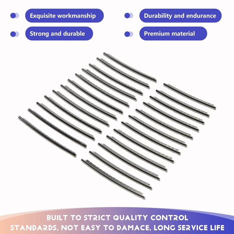 

24 шт./компл. проволоки для гитарных ладов из нержавеющей стали, 24 лада для грифа, 2,7 мм, для деталей акустической гитары