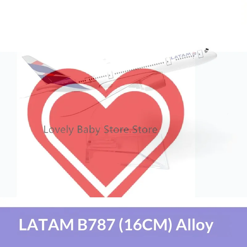 

1 Set Chile LATAM Airlines With Base 16CM 1:400 B787 Model Metal Alloy Aircraft Plane Collectible Display Toys Model Aviation
