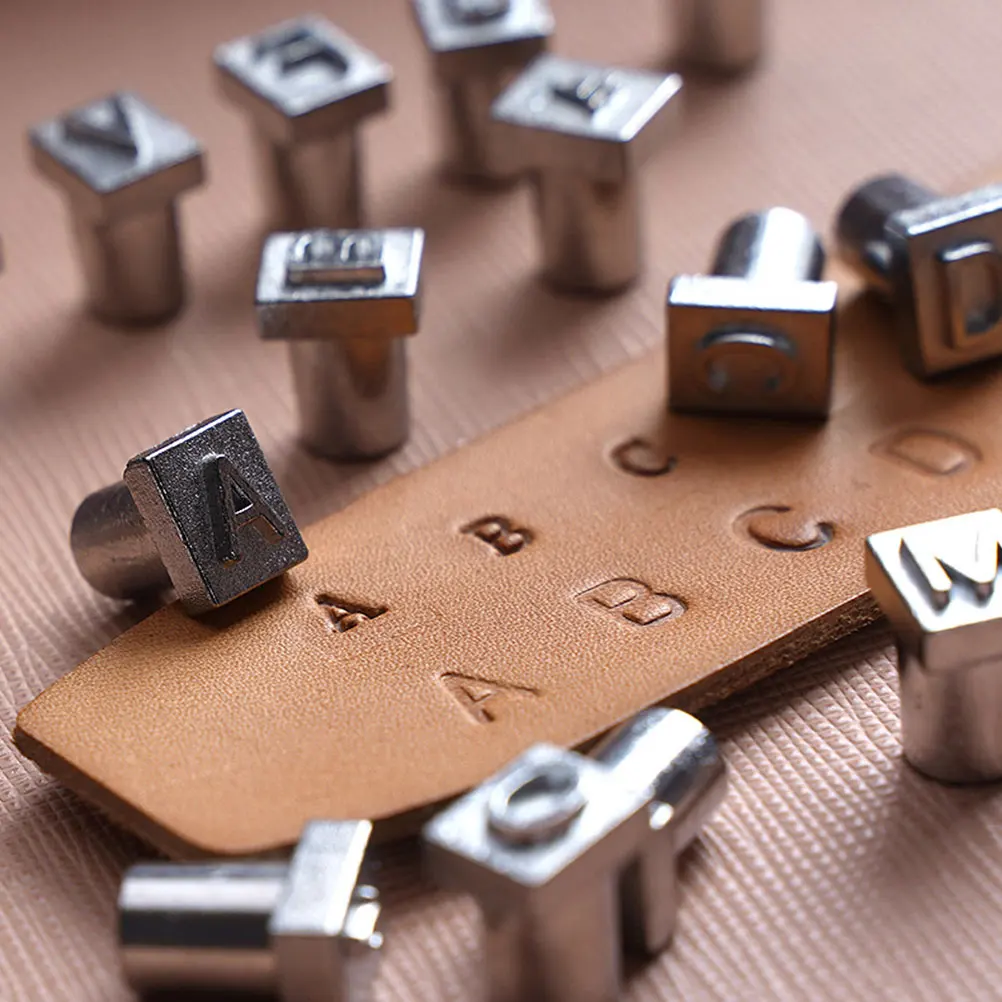 

1 set 1 Set Of Stamping Tool Kit Alloy Steel Letter Number Punch Stamp For Handmade Craft Diy Alphabet Stamper