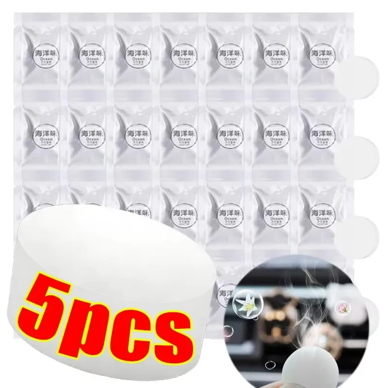 5/10Pcs Air Freshener Replacement Piece Filled With Solid Perfume Automobile Vent Perfume Diffuser Air Purifier Supplement