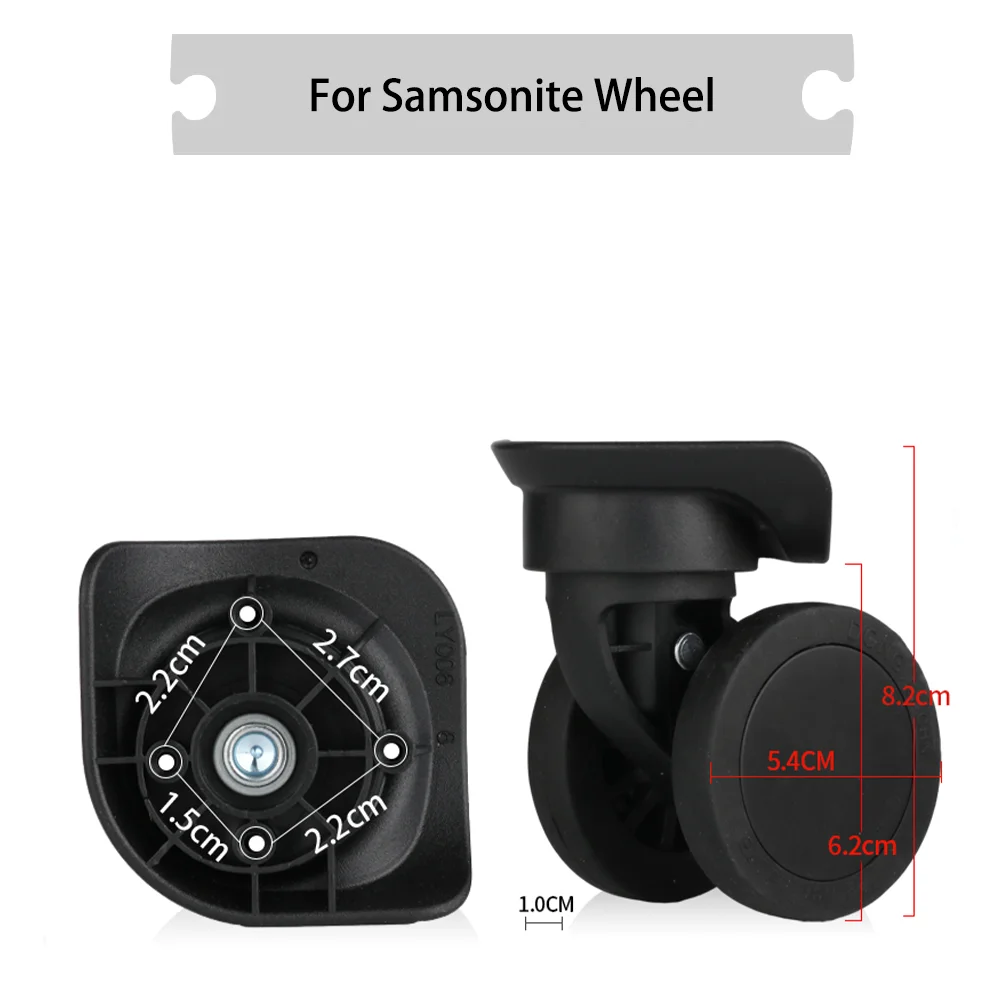 

Suitable For Samsonite Universal Wheel JCW166-B Wheel Luggage Accessories Suitcase Wheel Replacement Wheel Smooth anti-slip