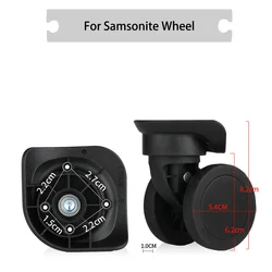 Suitable For Samsonite Universal Wheel JCW166-B Wheel Luggage Accessories Suitcase Wheel Replacement Wheel Smooth anti-slip