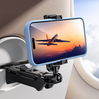 Portable Travel Phone Stand Hands-Free Plane Phone Holder Bracket Desktop Tripod Foldable Rotation Selfie Stick Support