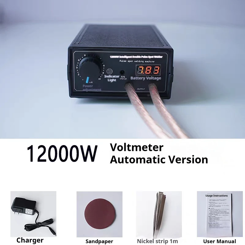 18650 Battery Welding Tool Adjustable Current 5000-12000W Handheld Spot Welding Machine Portable Spot Welding Machine view 6