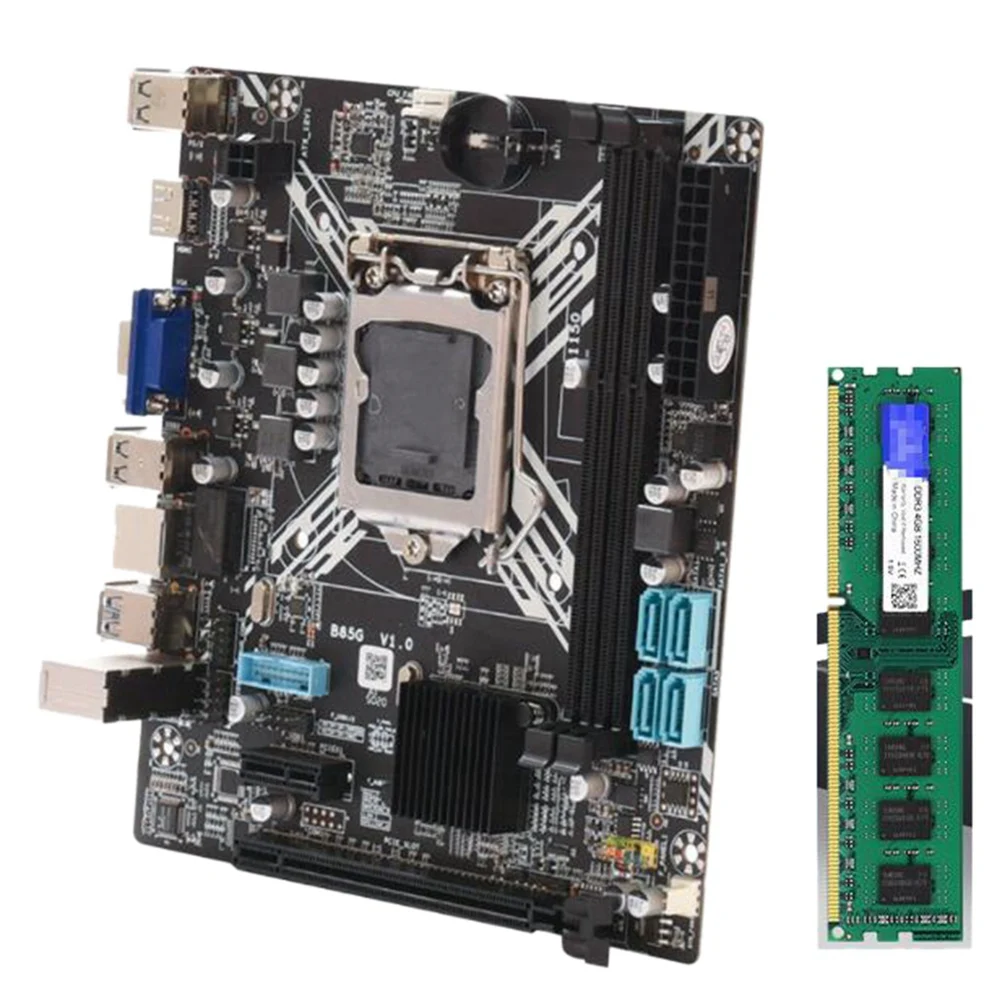 

Материнская плата B85 с памятью DDR3 4 Гб, LGA1150 Pin, с интерфейсом VGA, поддержка PCIE X16, материнская плата для настольного компьютера