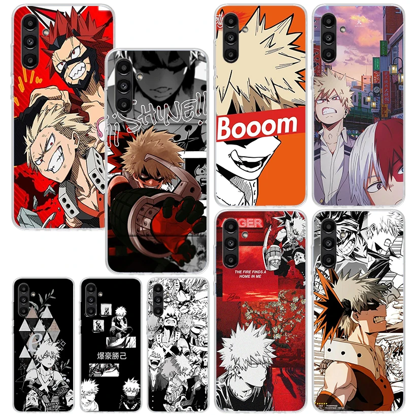 My Hero Bakugou Katsuki Phone Case For Samsung Galaxy A15 A25 A35 A55 A14 A24 A34 A54 A13 A23 A33 A53 A12 A22 A32 A52 A05S A04S