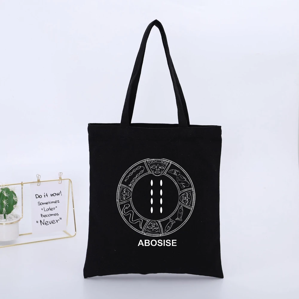 Abstract Geometric Print Canvas Tote Bag, Urban Style for Daily Shopping and Casual Outings