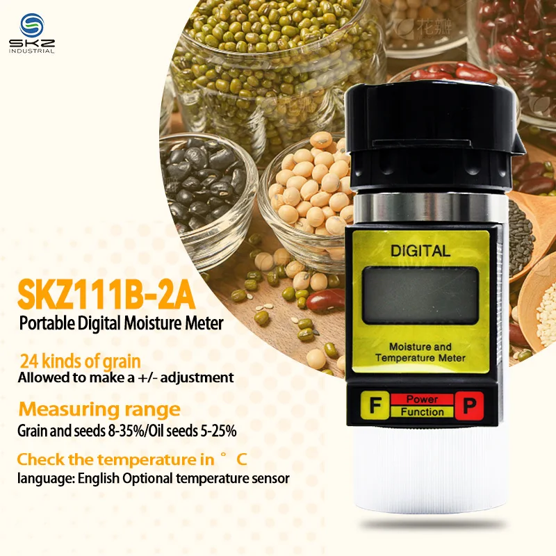 SKZ111B-2A Professional Grade 5-25% Oil Seeds Range Digital Grain Moisture Meter for Farm Use