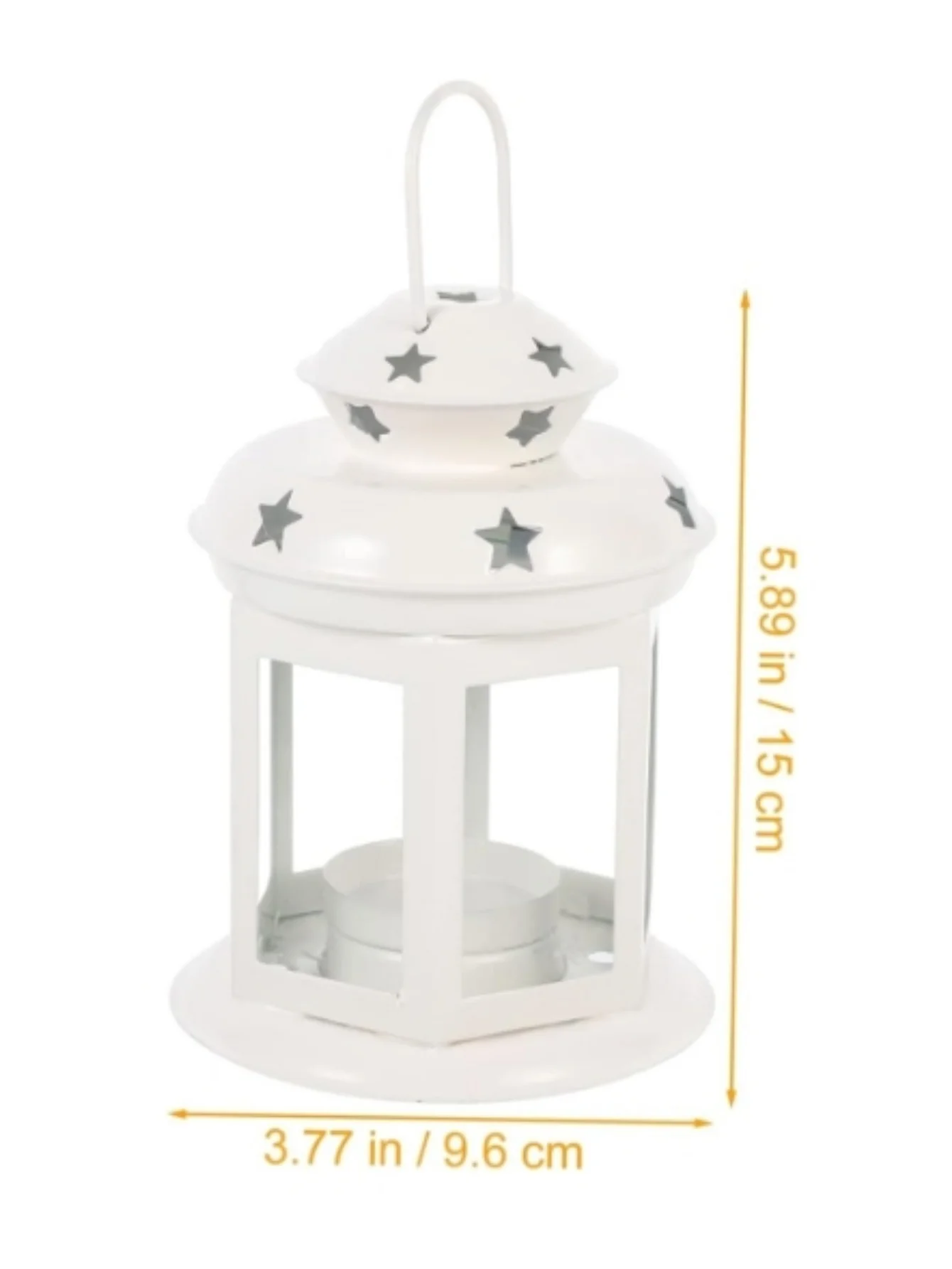 Decorative Lanterns High Vintage Style Hanging Lantern Metal Candle Holder for Indoor Outdoor Events Parities and Weddings