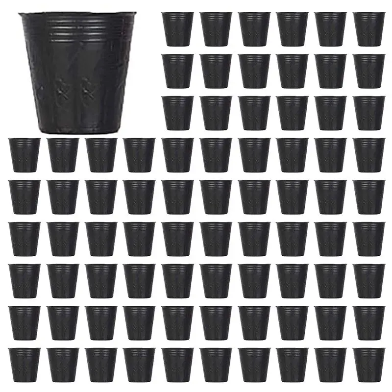 

ABFA 2000 шт. пластиковых контейнеров для рассады, мешки для выращивания растений, садовые принадлежности, 8x8 см