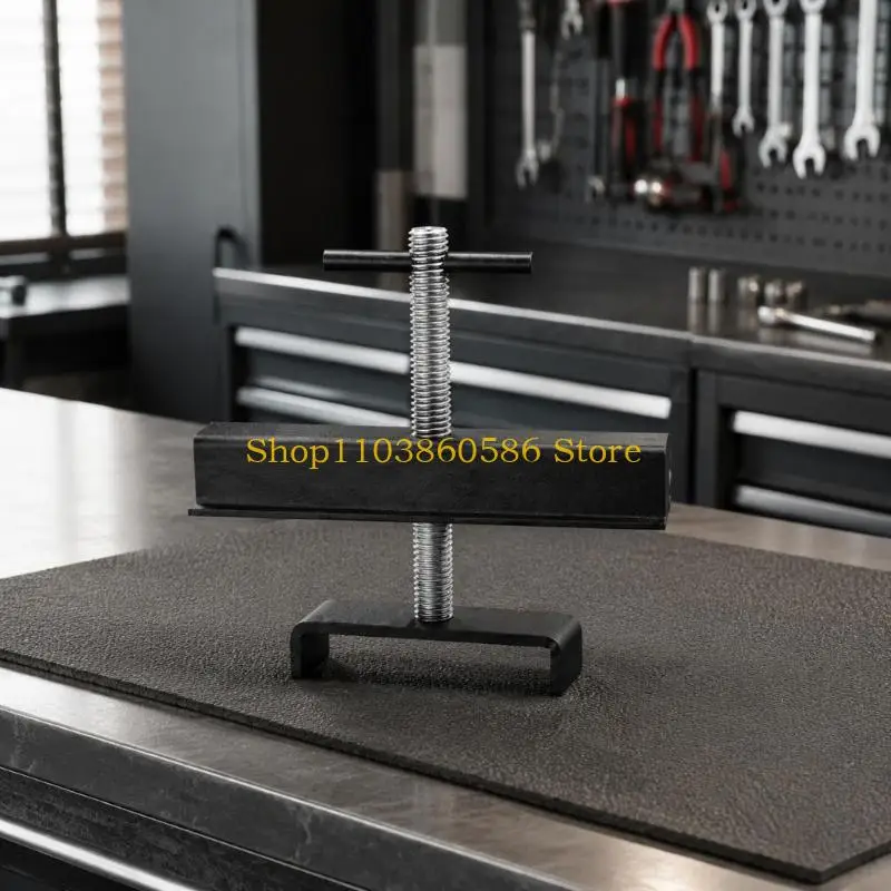 242A Automotive Drivetrain Tool with Wide Beam, T-Handle and Threaded Screw, Built from Steel for Maintenance and Disassembly