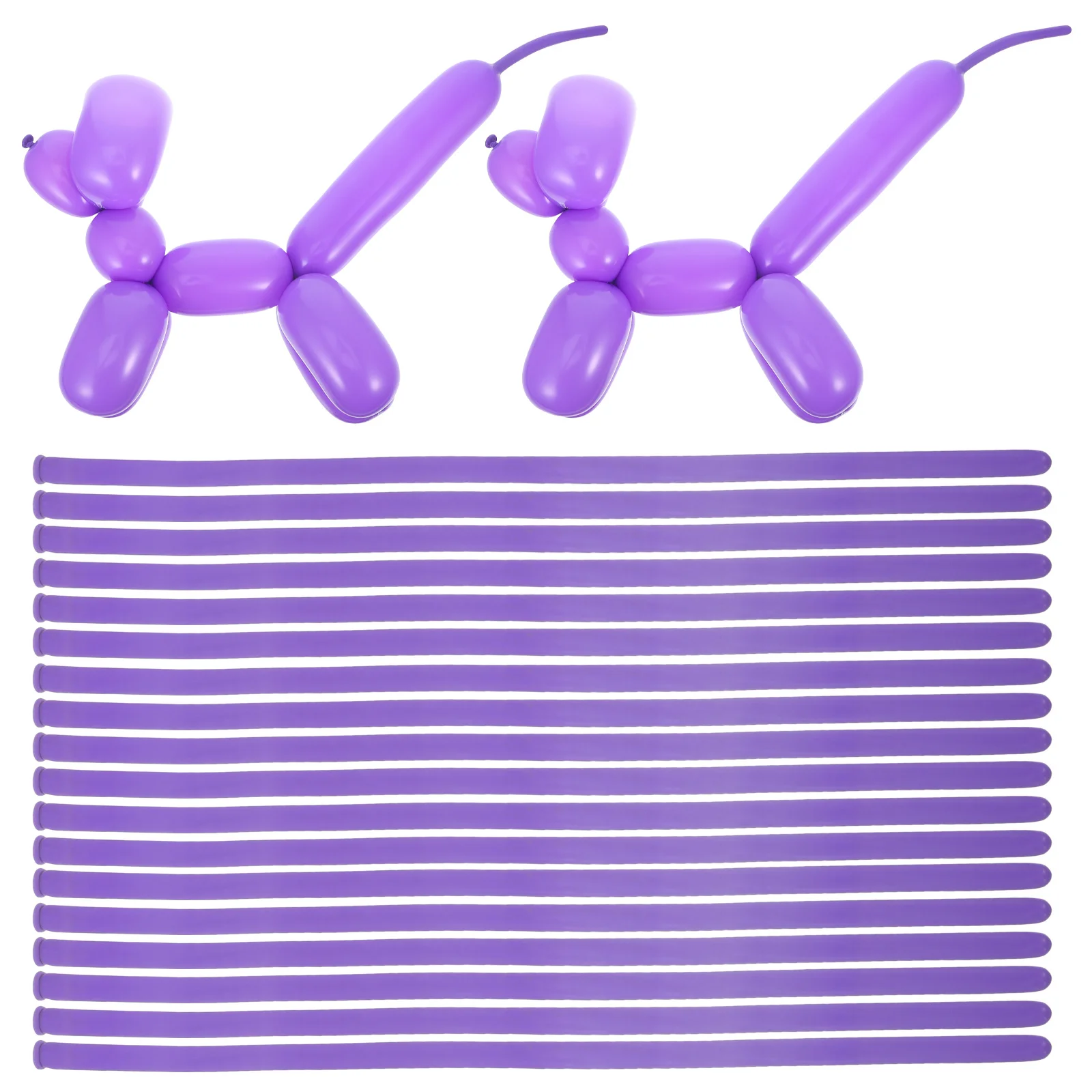 

100Pcs Creative Long Balloons DIY Strip Modeling Twisting Balloons for Party Birthday Wedding Events Long Balloon