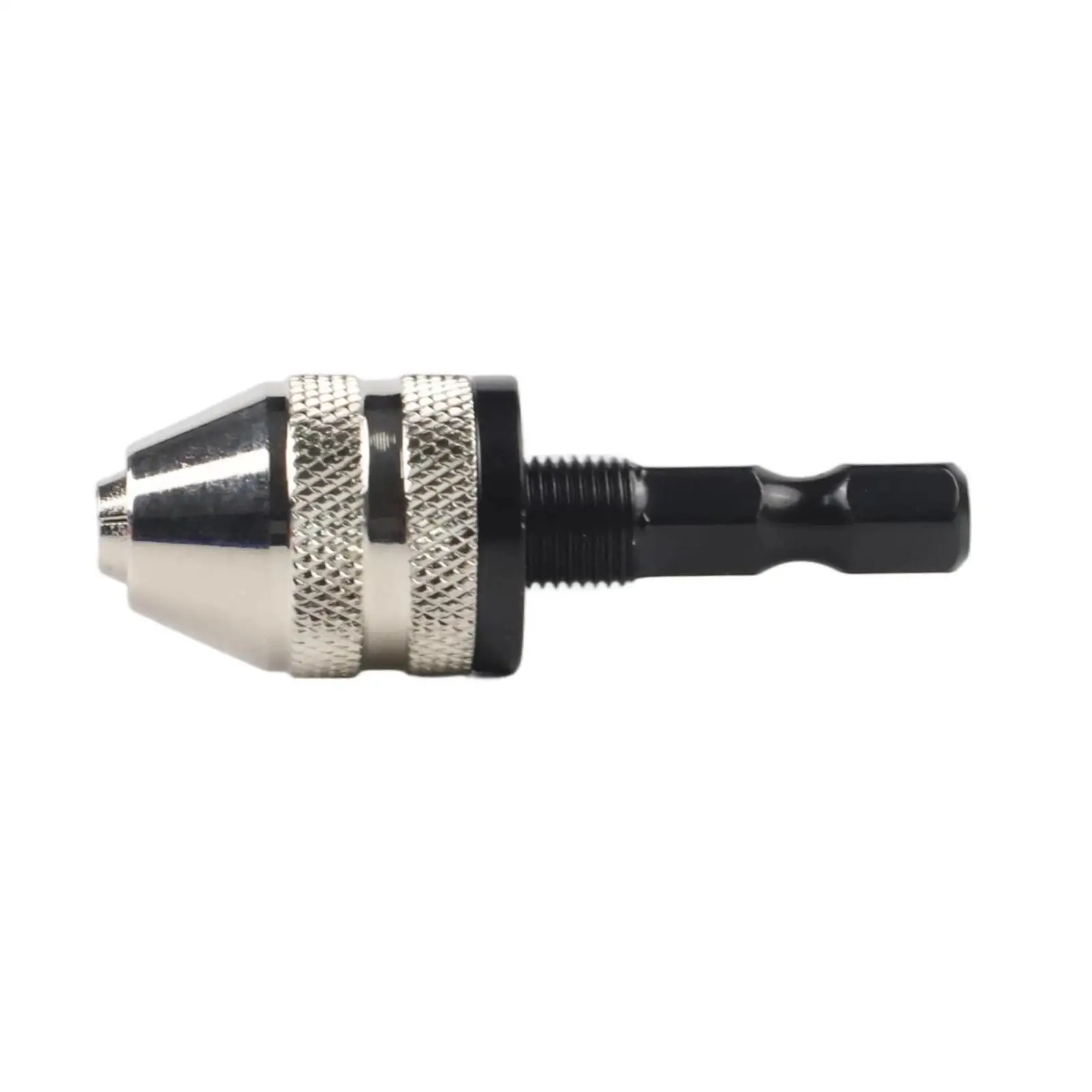 1Pc 0.3-3.4mm Keyless Drill Chuck Adapter With 1/4