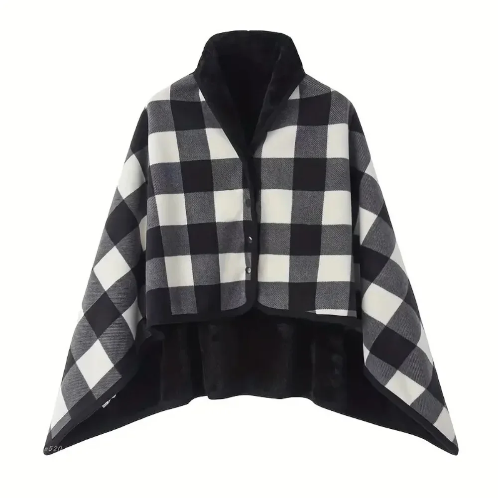 

Throw Blankets Plaid Blanket Wearable Blanket Soft Warm Home Shawl Thicken Polyester Flannel Blanket Winter
